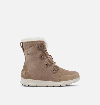 Sorel Saappaat - Explorer Joan Naisten Talvikengät Beige - LXVNT2910